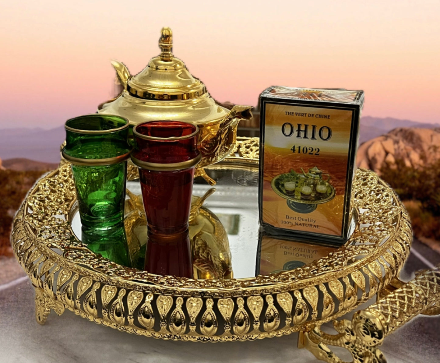 OHIO The Vert Green Tea - 250 g - Té verde refrescante, 41022 TÉ VERDE