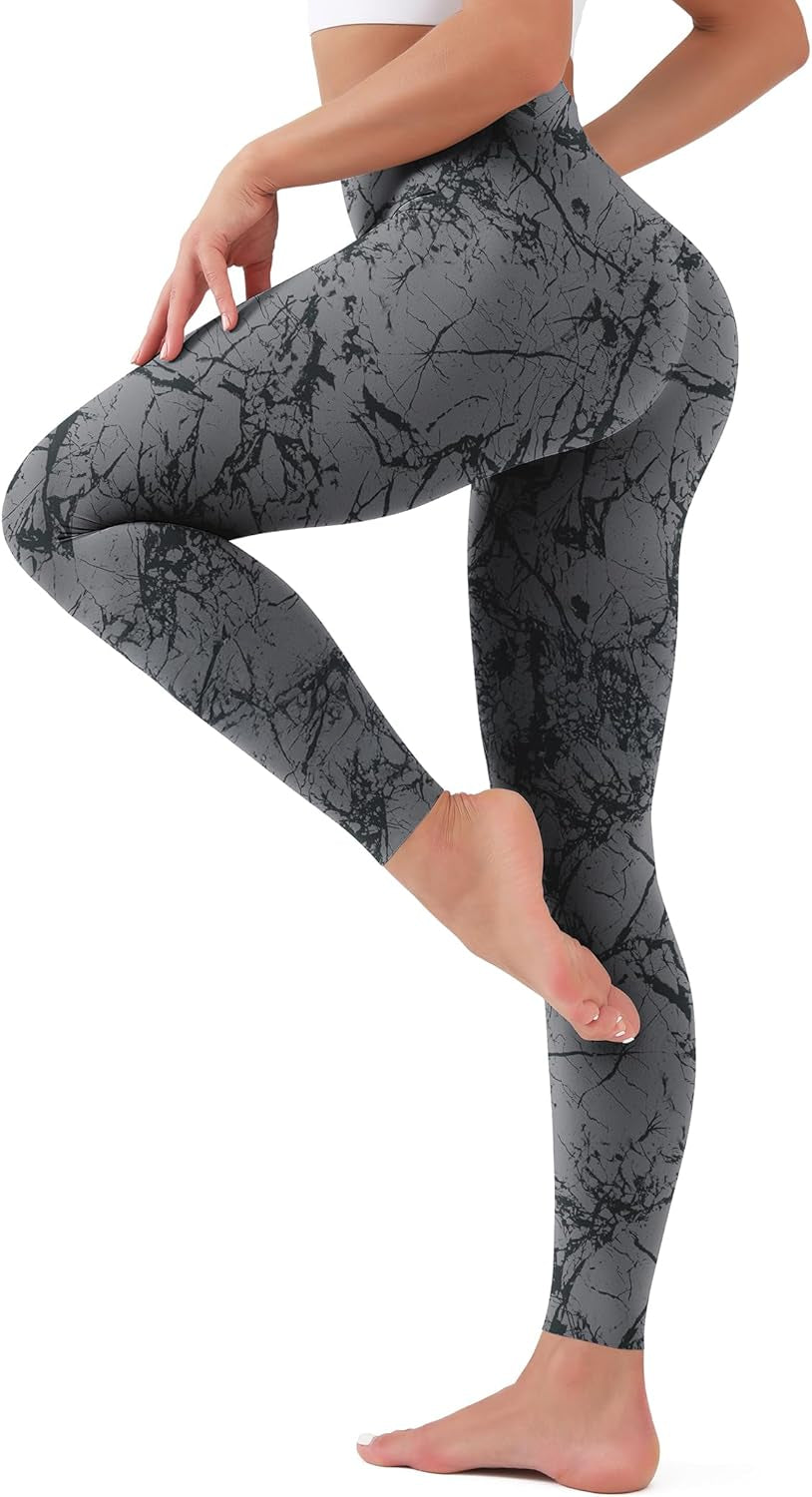 Leggings for Women Soft High Waisted Tummy Control No See through Workout Yoga Pants for Athletic plus Size