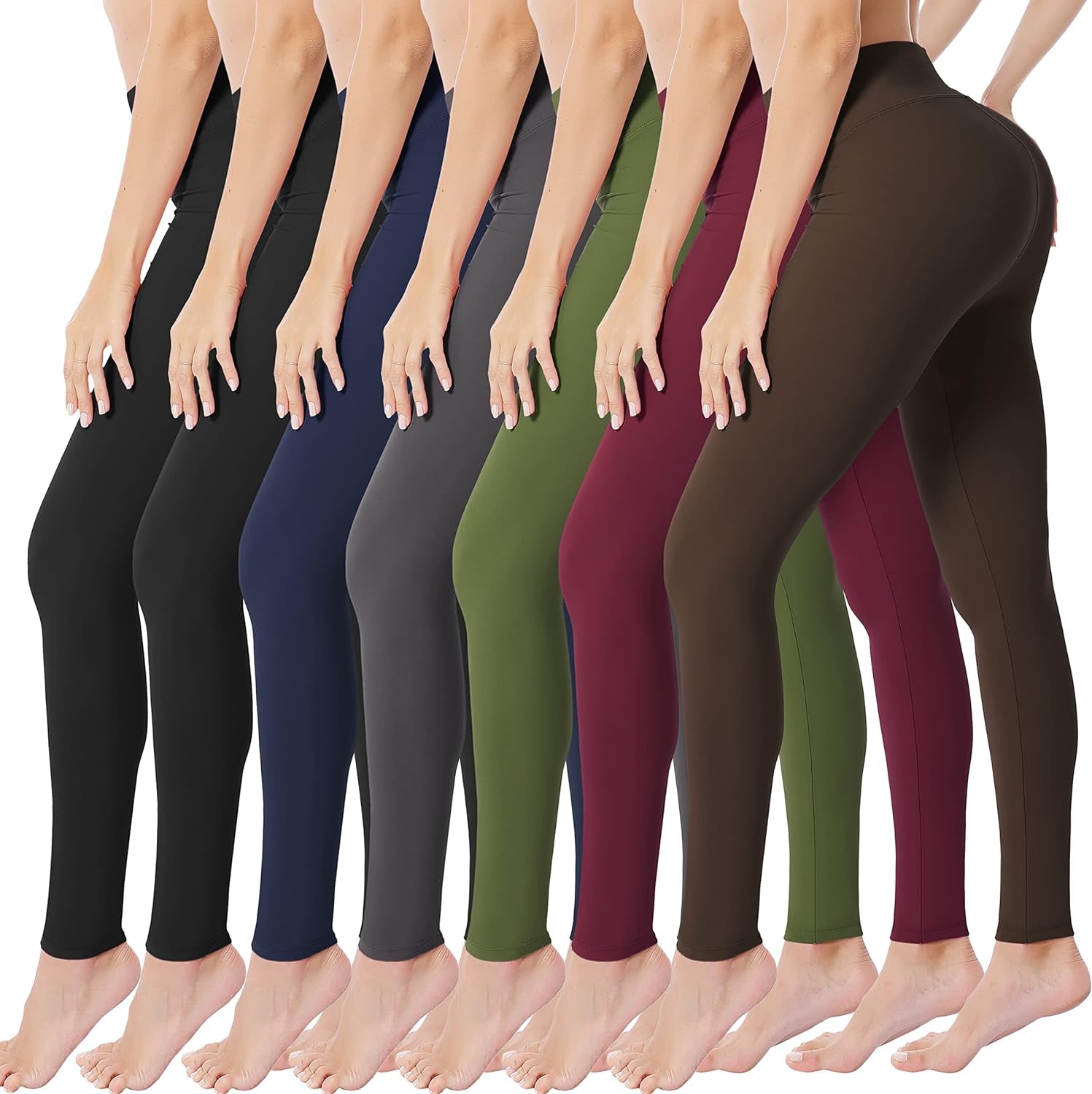 High Waisted Leggings for Women Buttery Soft Stretchy Tummy Control Workout