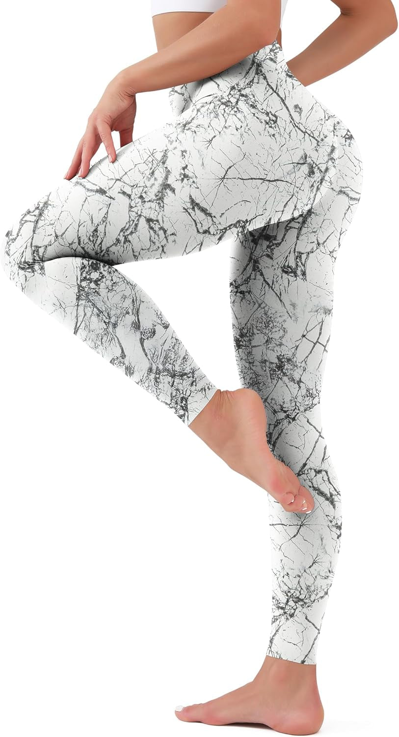 Leggings for Women Soft High Waisted Tummy Control No See through Workout Yoga Pants for Athletic plus Size