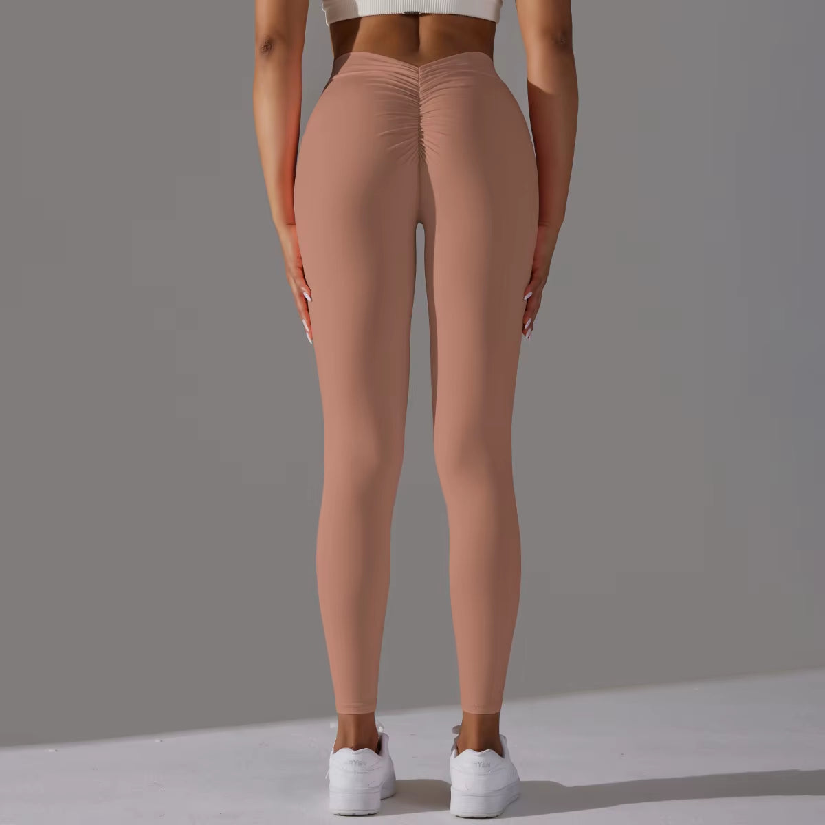 Scrunch Butt Gym Leggings Sexy V Waist Push up Leggings Women Fiteness Leggings Naked Feeling Yoga Pants Workout Tights Leggings
