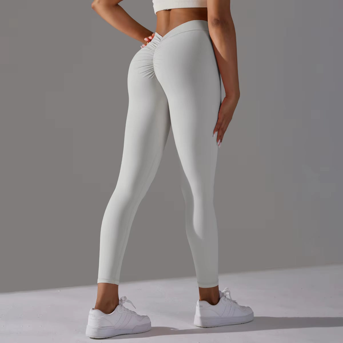 Scrunch Butt Gym Leggings Sexy V Waist Push up Leggings Women Fiteness Leggings Naked Feeling Yoga Pants Workout Tights Leggings