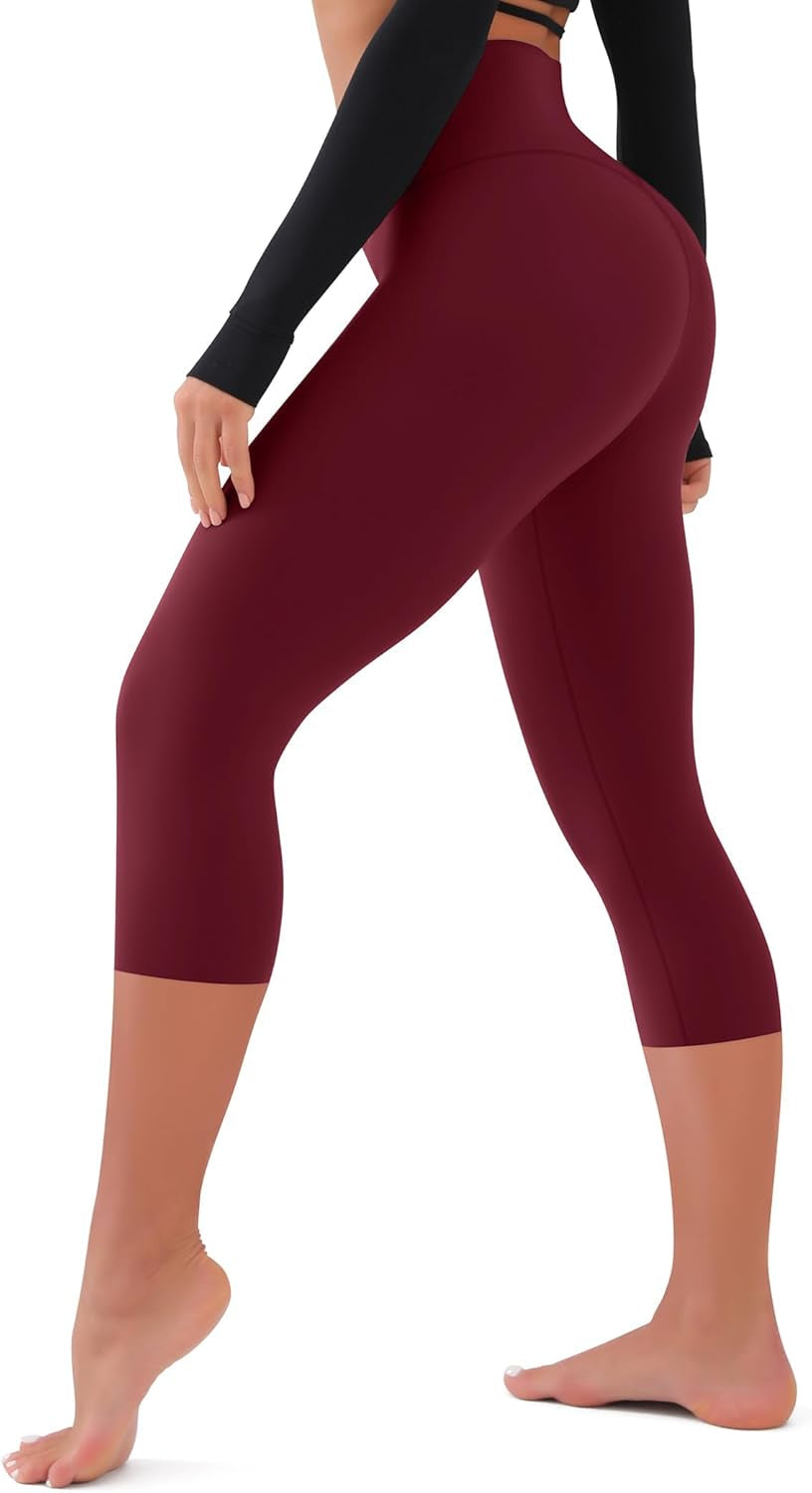 Leggings for Women Soft High Waisted Tummy Control No See through Workout Yoga Pants for Athletic plus Size
